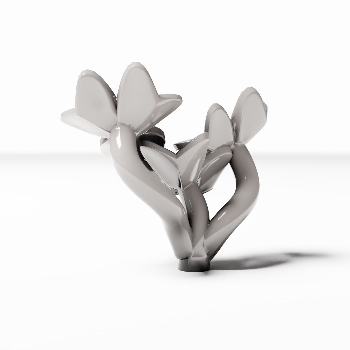 Diorama model-making product photo 3: Diorama plants: small Oxalis clover plant (Ref. 486D)