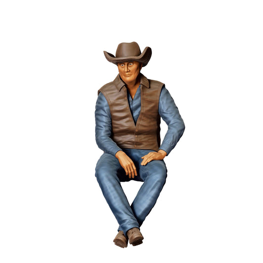 Diorama model building product photo 0: People sitting on car - Man 4 (Ref. No. 352)