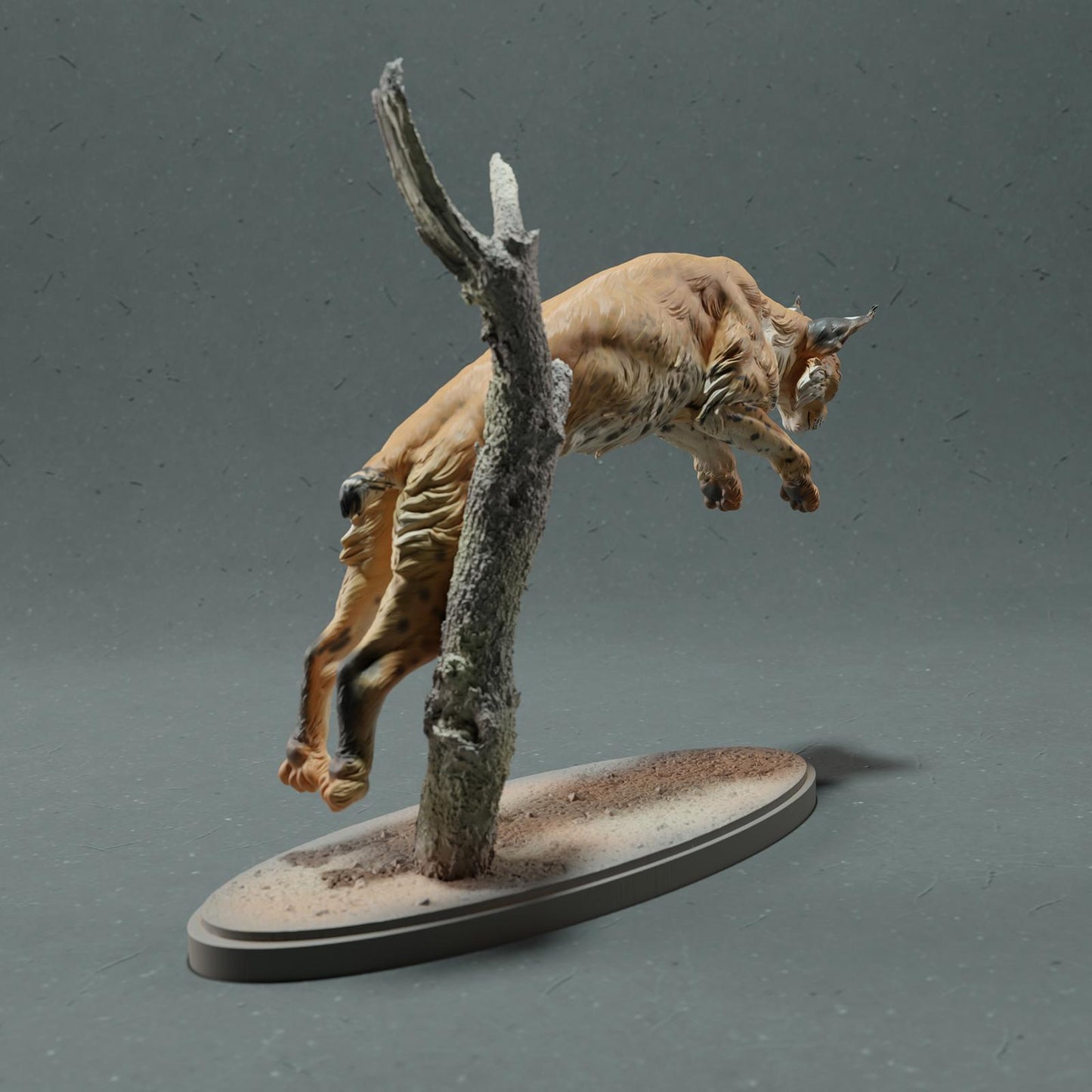 Product photo Animal Figure Diorama, Model Building: 0: Wildlife Figure: Lynx – Bobcat Leep (Ref 01_01_76)