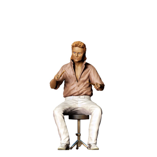 Diorama Model Building Product Photo 0: Famous Rock Band - Drummer (Ref. No. 330)