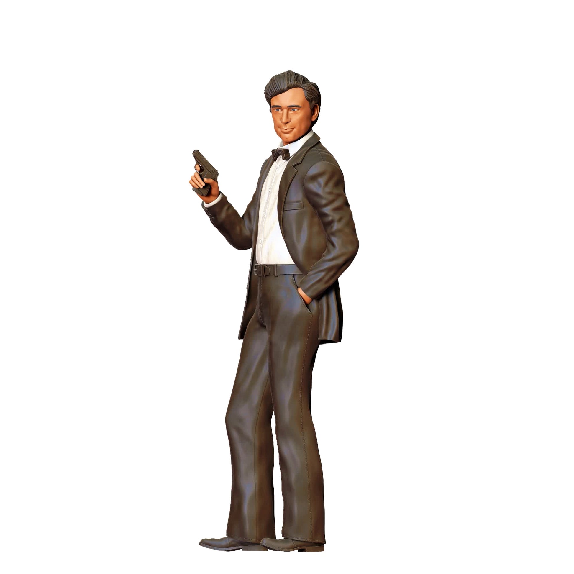 Diorama Model Building Product Photo 0: Secret Agent in Suit with Pistol E (Ref. No. 370)