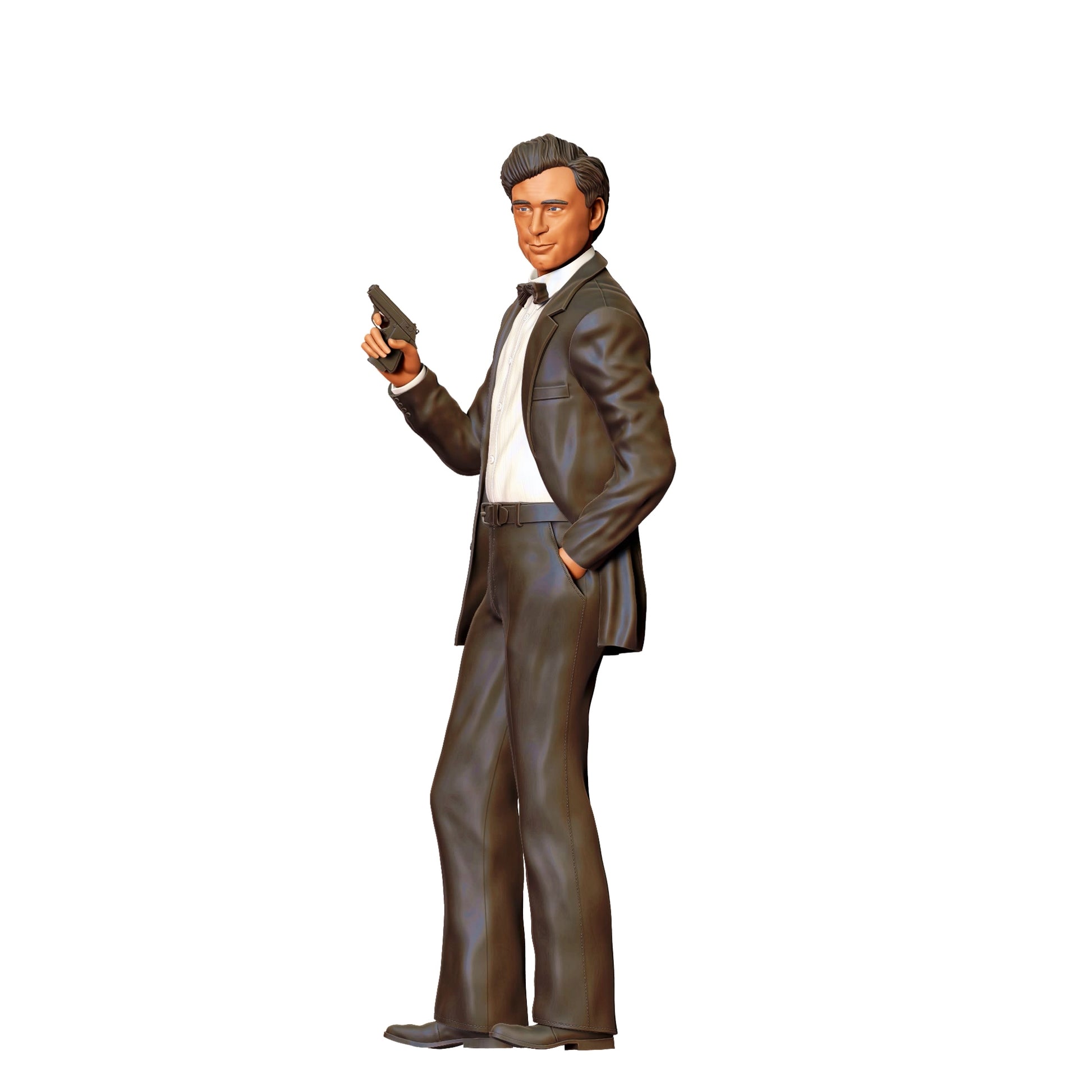 Diorama Model Building Product Photo 0: Secret Agent in Suit with Pistol E (Ref. No. 370)