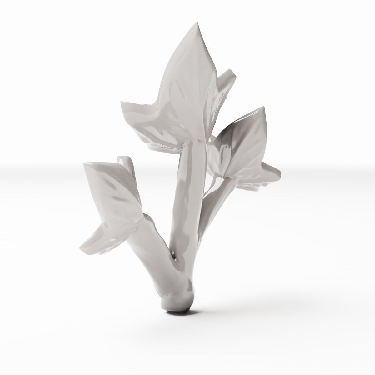 Diorama model-making product photo 3: Diorama plants: ivy plant with three leaves (Ref. 530D)