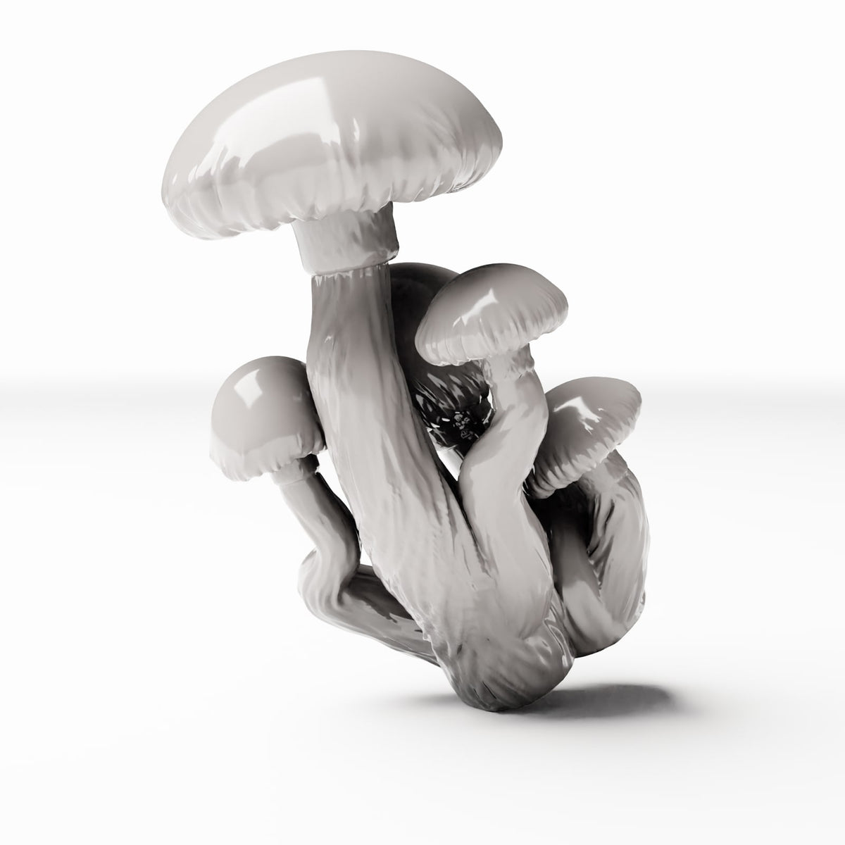 Diorama model-making product photo 3: Diorama plants: cluster of mushrooms with tree trunk (Ref. 575D)