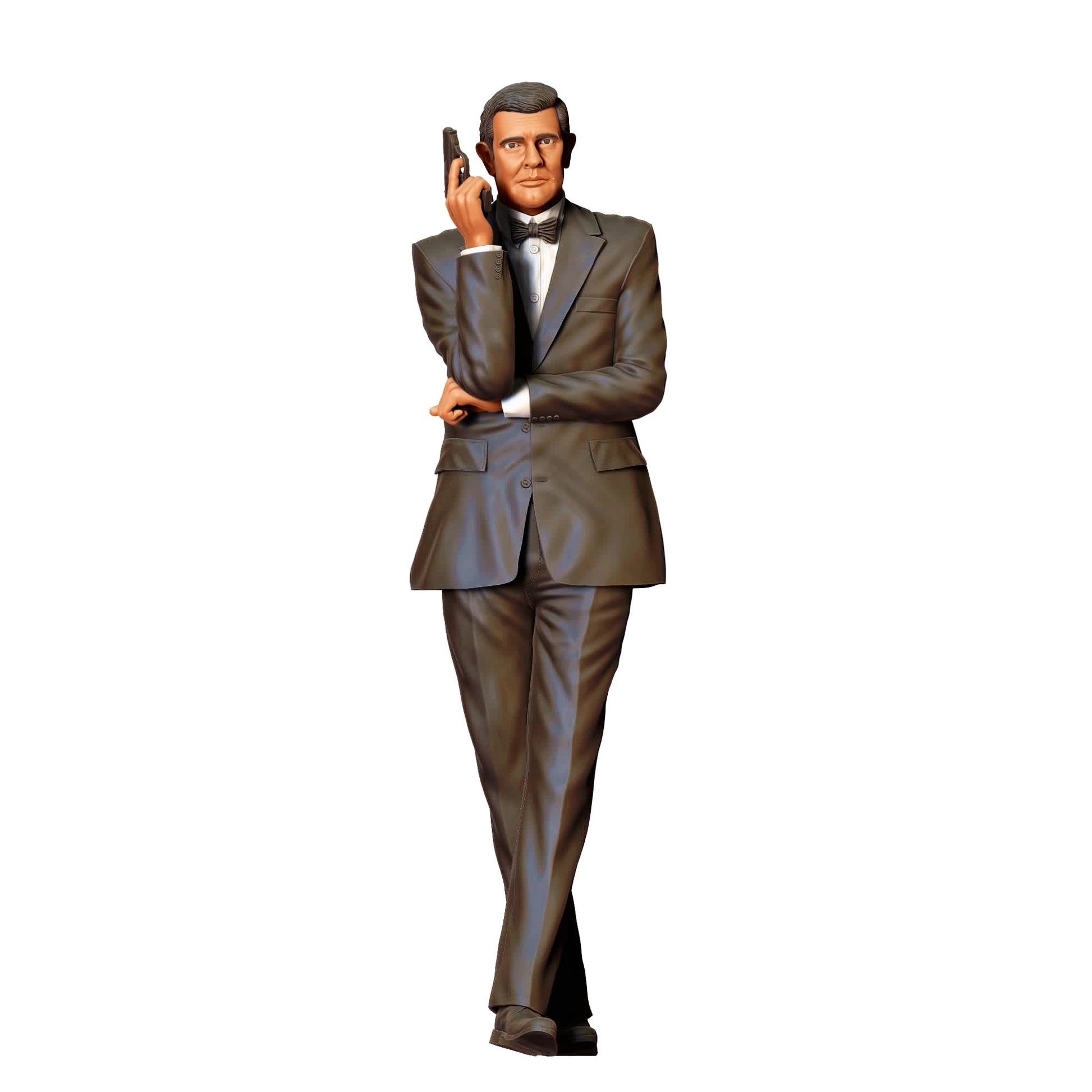 Diorama model building product photo 0: Secret agent with suit and pistol A (Ref. No. 366)