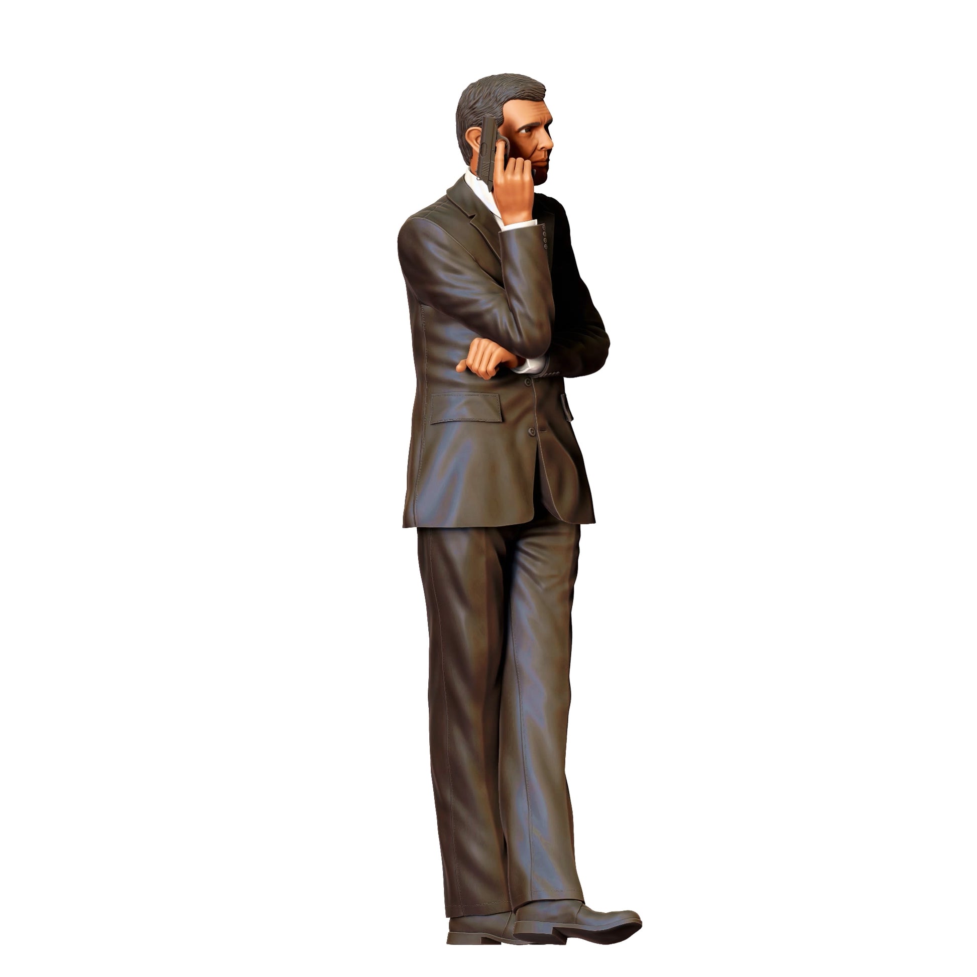 Diorama model building product photo 0: Secret agent with suit and pistol A (Ref. No. 366)