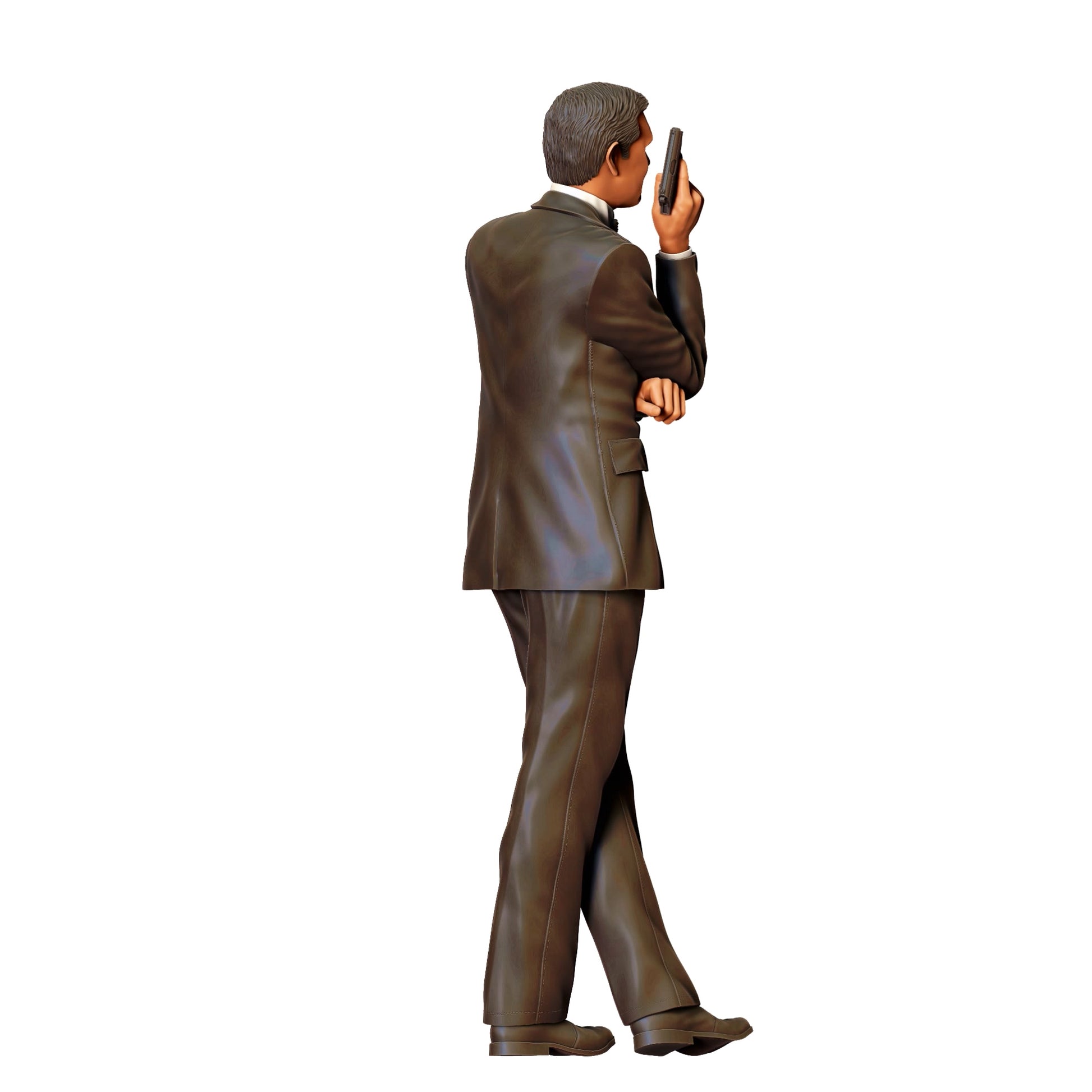 Diorama model building product photo 0: Secret agent with suit and pistol A (Ref. No. 366)