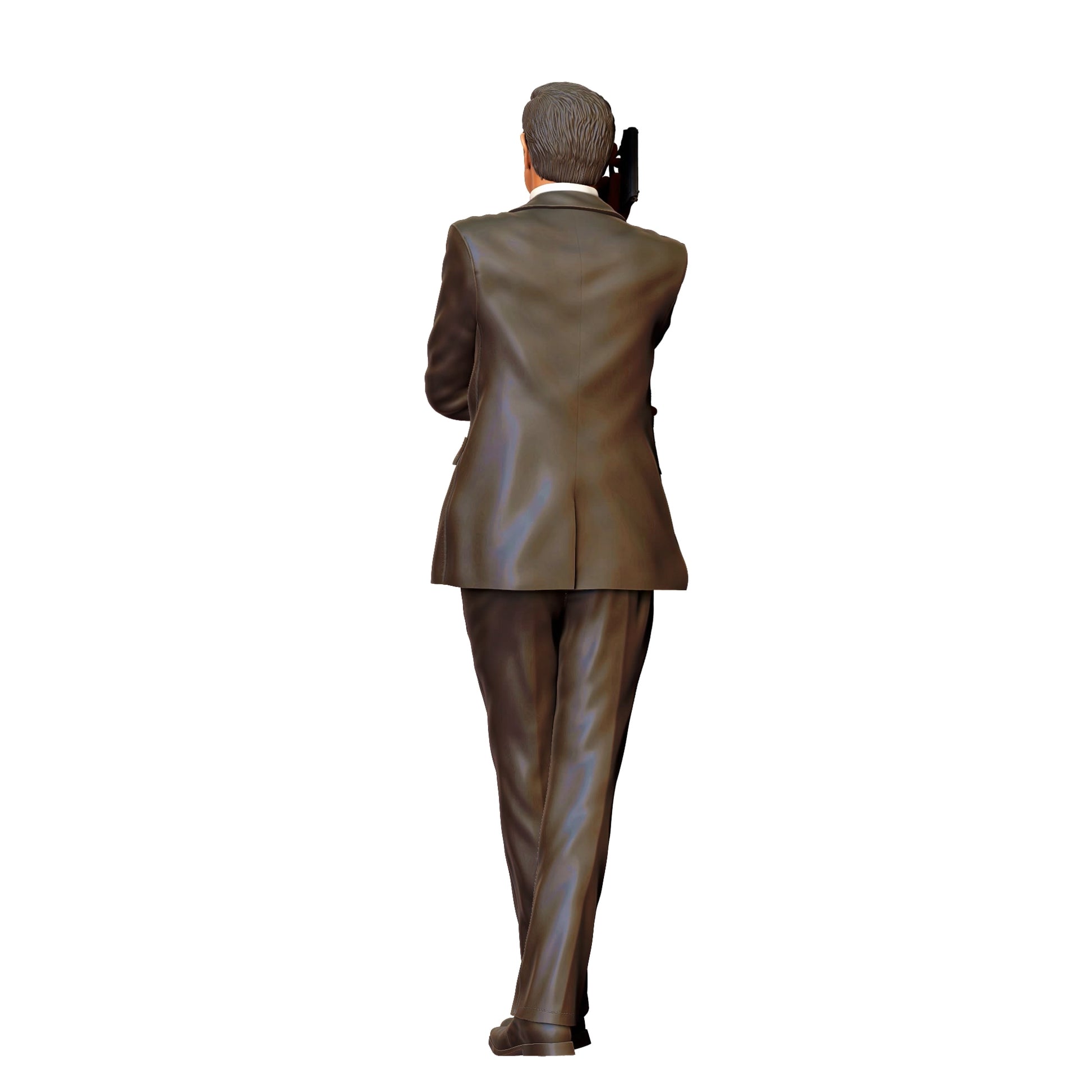 Diorama model building product photo 0: Secret agent with suit and pistol A (Ref. No. 366)