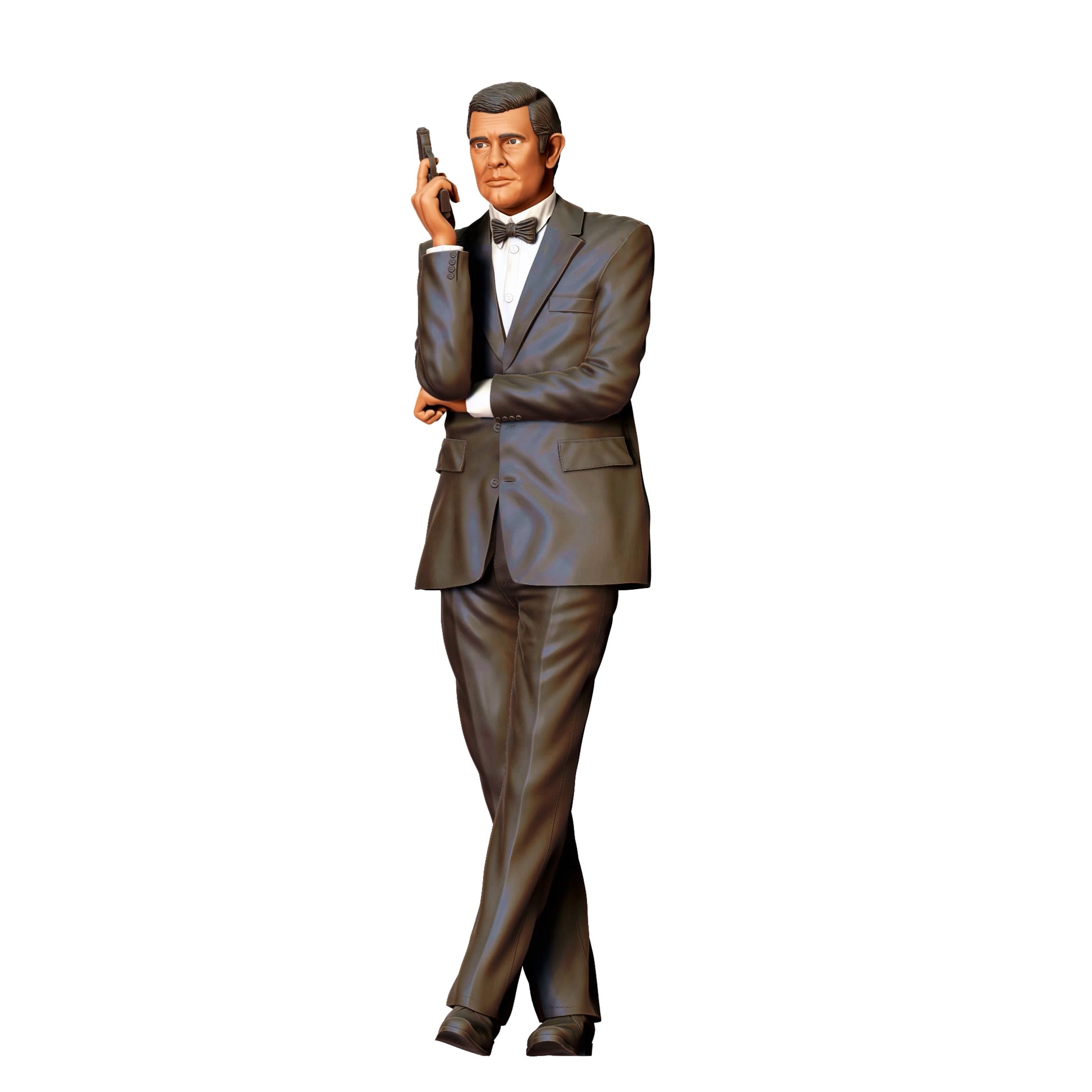 Diorama model building product photo 0: Secret agent with suit and pistol A (Ref. No. 366)