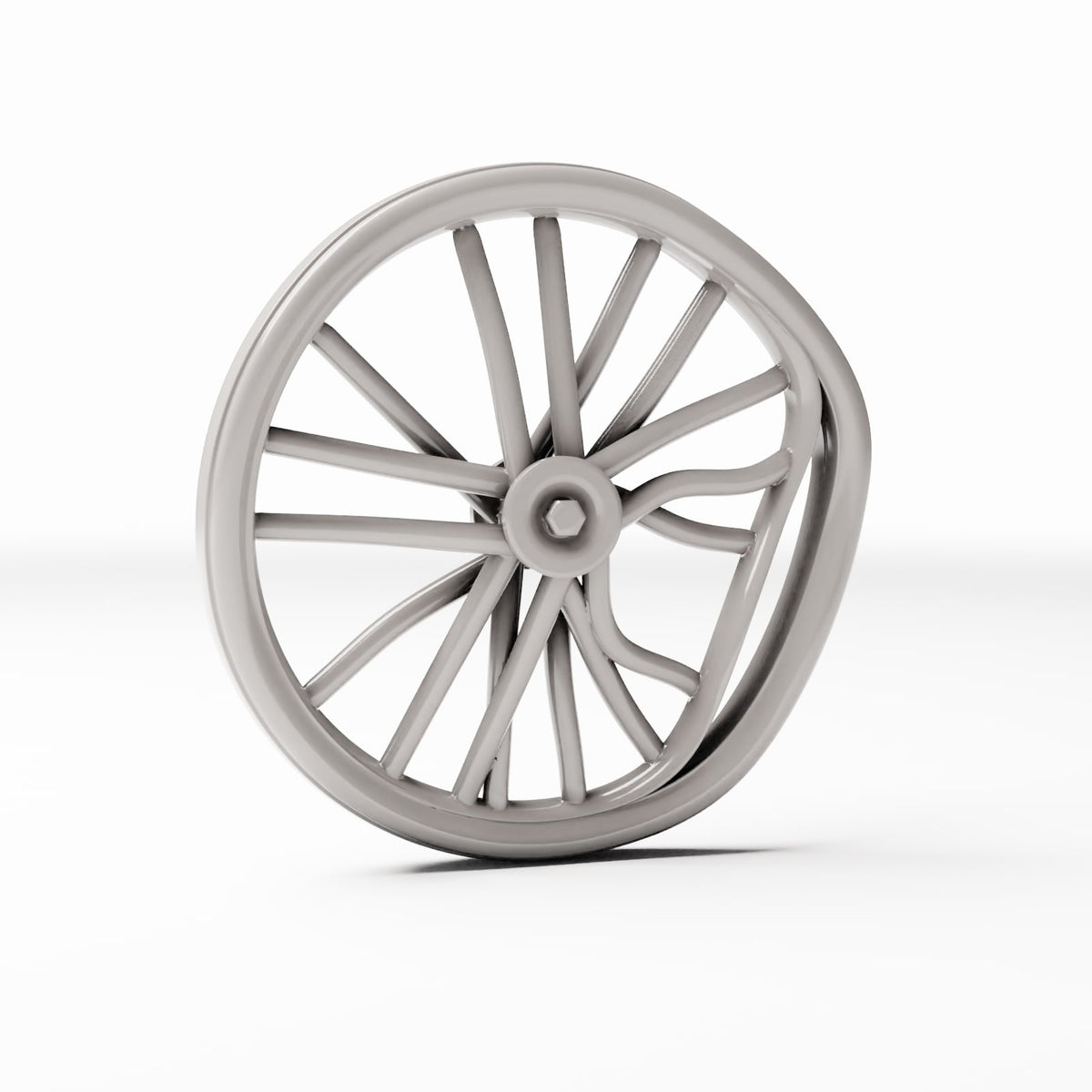 Diorama model-building product photo 3: Street Diorama: Damaged Bicycle Wheel (Ref. 601D)