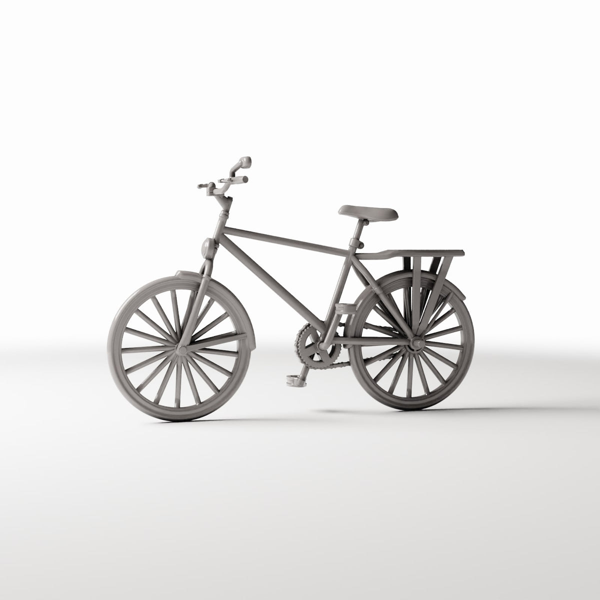 Diorama Modellbau Produktfoto 3: Diorama Straße: Fahrrad mit hinterem Sitz (Ref. 604D)
