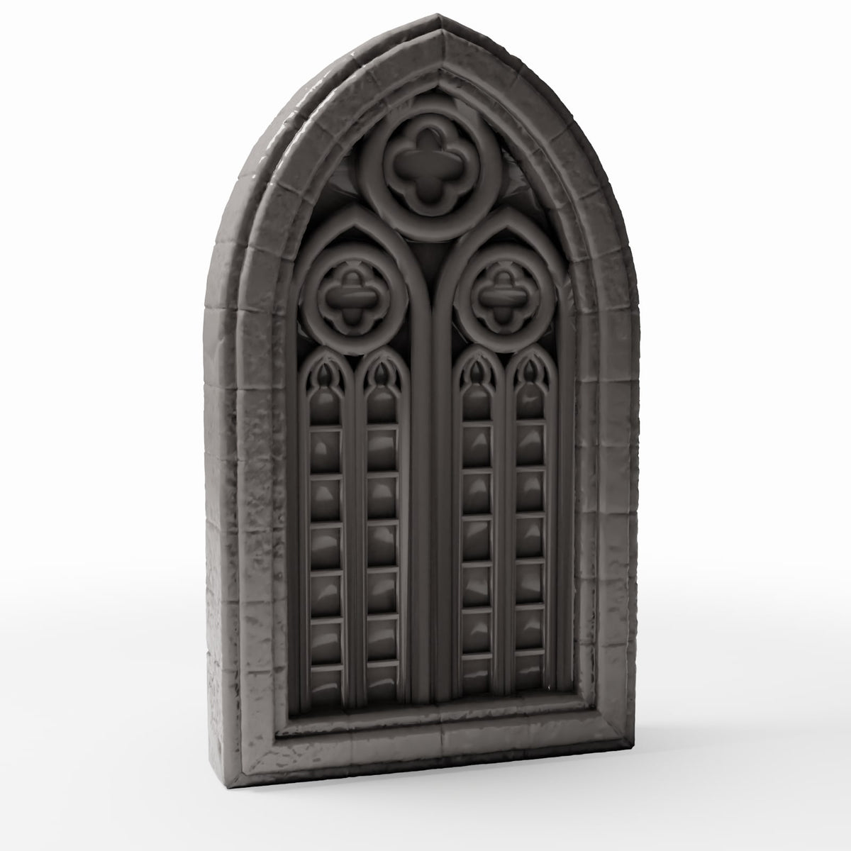 Diorama model-building product photo 3: Diorama Building: Wide Gothic Church Window (Ref. 678D)