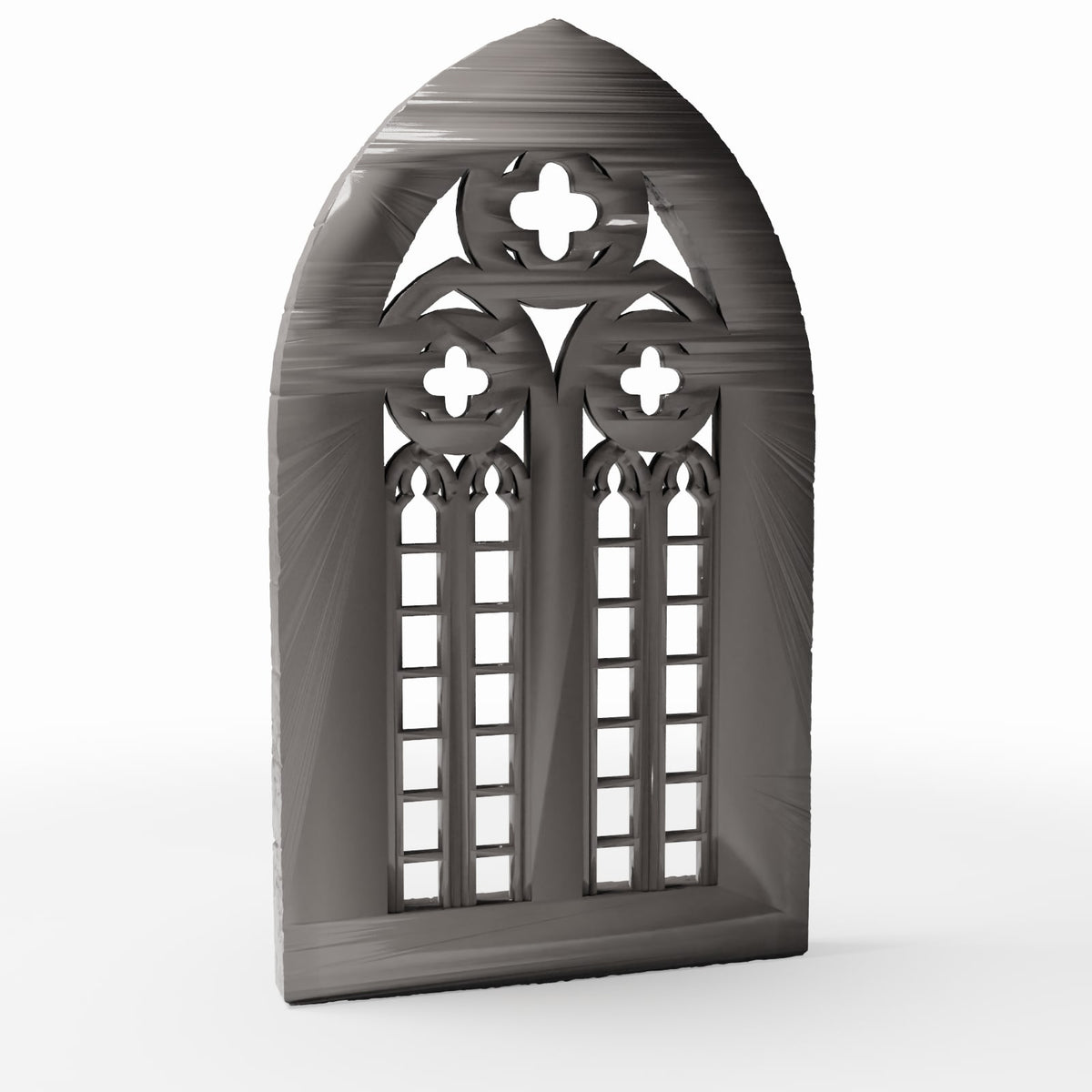 Diorama model-building product photo 3: Diorama Building: Gothic Church Window as a Half-Window Element (Ref. 679D)