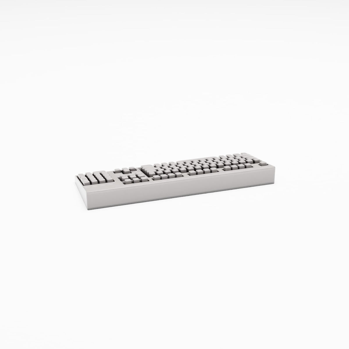 Diorama model-building product photo 3: Diorama Furnishing: 1990s Computer Keyboard (Ref. 690D)