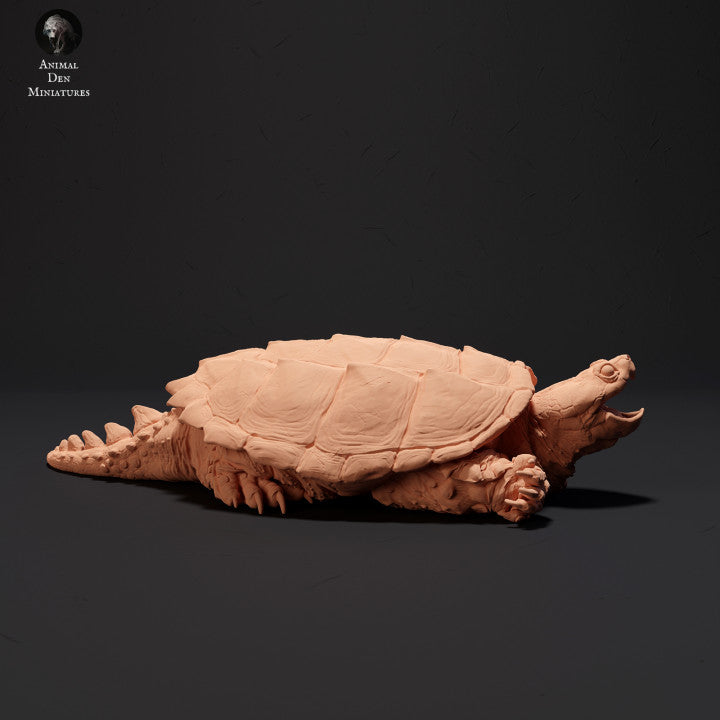 Produktfoto Tier Figur Diorama, Modellbau: 0: Schnappschildkröte aggressiv: Tiere des Nordens