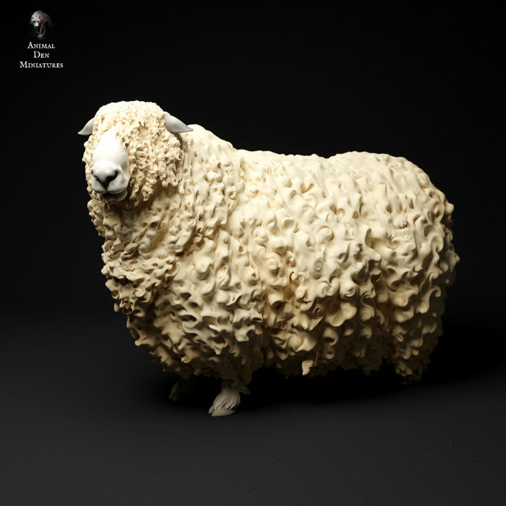 Produktfoto Tier Figur Diorama, Modellbau: 0: Bauernhof Tier Figuren: Schaf - stehendes Schaf 3