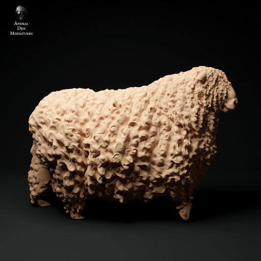 Product photo Animal Figure Diorama, Model Building: 0: Farm Animal Figures: Sheep - Walking Sheep 2