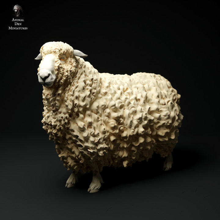 Produktfoto Tier Figur Diorama, Modellbau: 0: Bauernhof Tier Figuren: Schaf - stehendes Schaf 2