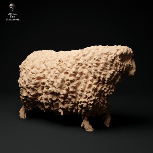 Product photo Animal Figure Diorama, Model Building: 0: Farm Animal Figures: Sheep - Walking Sheep 1