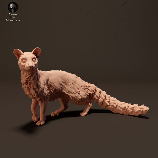 Product photo animal figure diorama, model building: 0: Genet: Animals from Africa