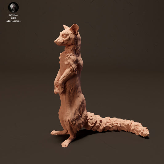 Product photo animal figure diorama, model building: 0: Standing Genet: Animals from Africa