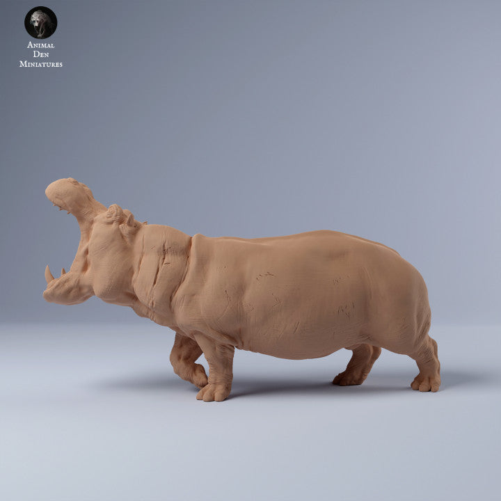 Product photo Animal Figure Diorama, Model Building: 0: Hippo: Animals from Africa