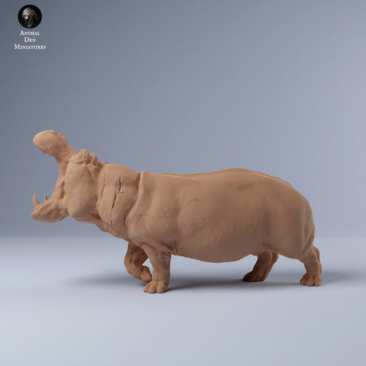 Product photo Animal Figure Diorama, Model Building: 0: Hippo: Animals from Africa