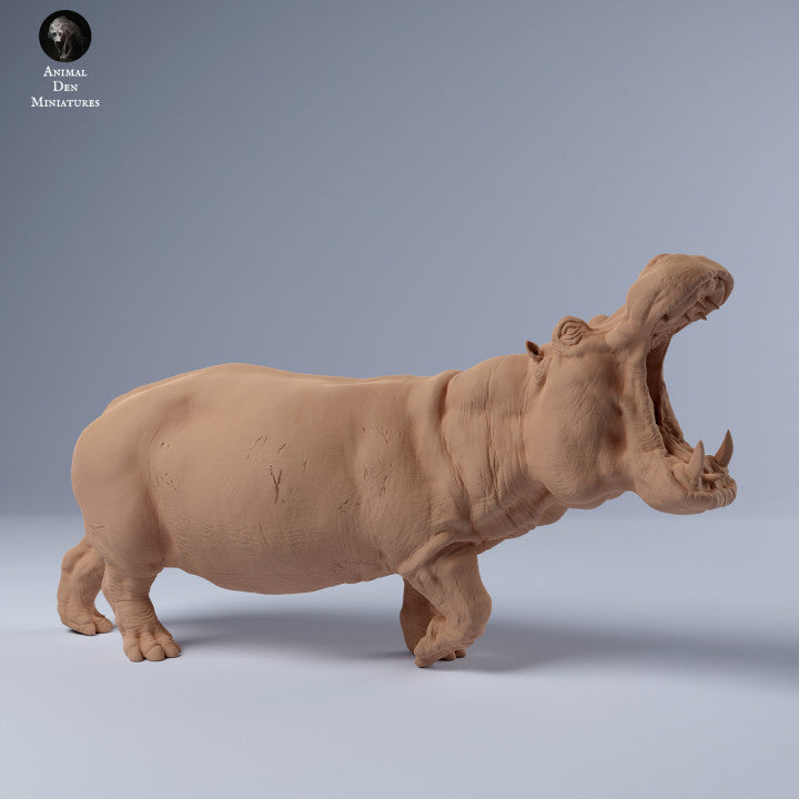 Product photo Animal Figure Diorama, Model Building: 0: Hippo: Animals from Africa