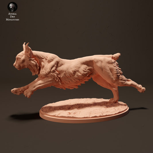 Product photo Animal Figure Diorama, Model Building: 0: Iberian Lynx running: Animals from Europe