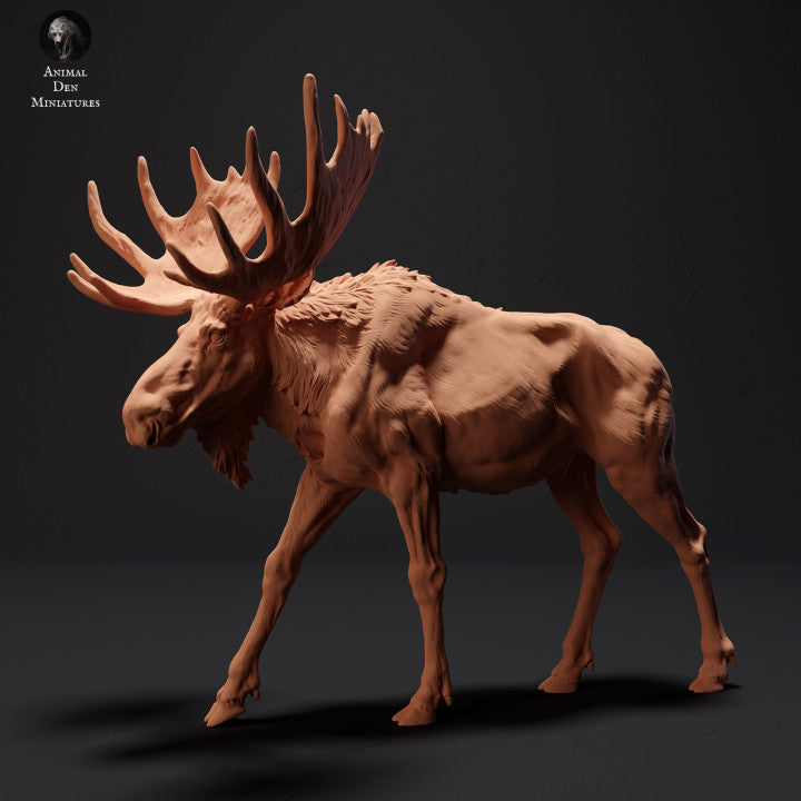 Product photo Animal Figure Diorama, Model Building: 0: Mighty Moose: Animals of the North