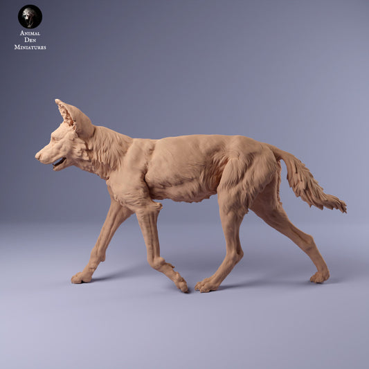 Product photo Animal Figure Diorama, Model Building: 0: African Wild Dog: Animals from Africa