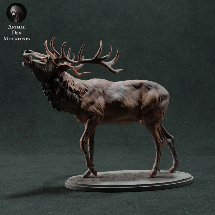 Produktfoto Tierfigur Animal Den Miniatures 3: Wildtier Tierfigur: Rothirsch - röhrend (22_11_11)