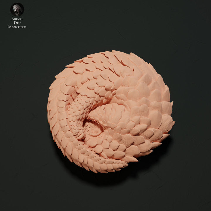 Product photo animal figure Animal Den Miniatures 2: Wild animal figure: Malayan pangolin - curled up (23_05_09)