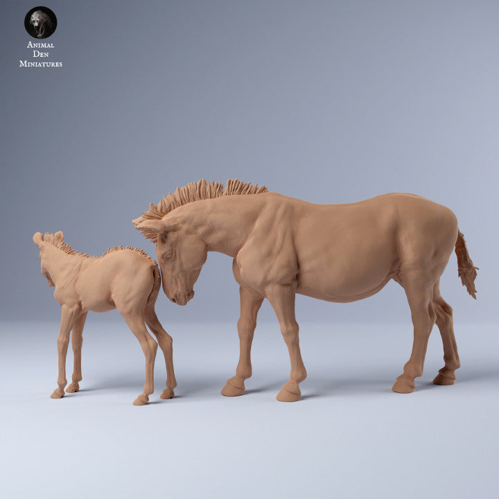 Product photo Animal Figure Diorama, Model Building: 0: Zebra Mother and Young: Animals from Africa