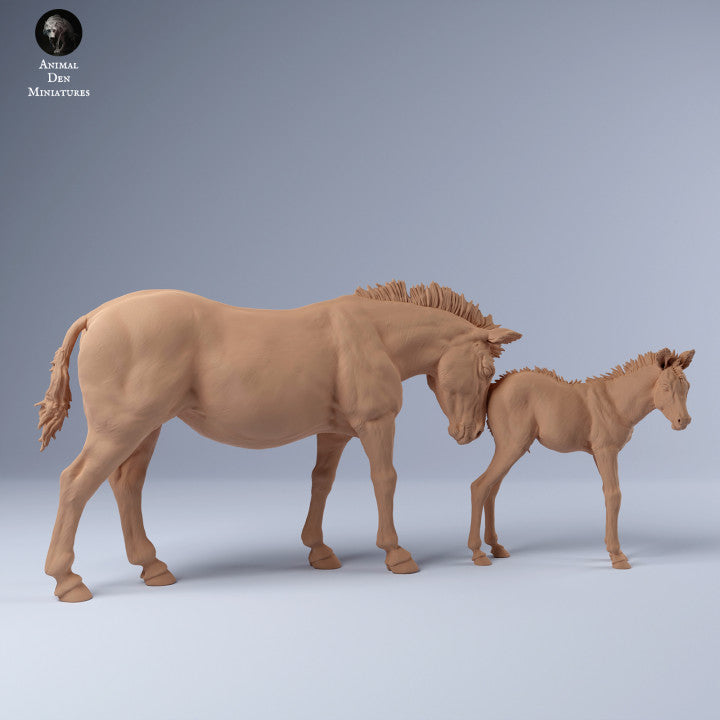 Product photo Animal Figure Diorama, Model Building: 0: Zebra Mother and Young: Animals from Africa