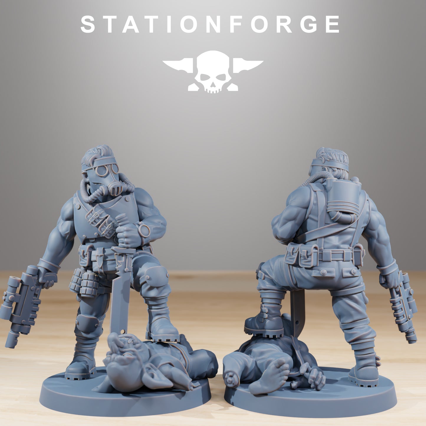 Produktfoto Tabletop 28mm The Printing Goes Ever On (TPGEO) 0: GrimGuard Hunters