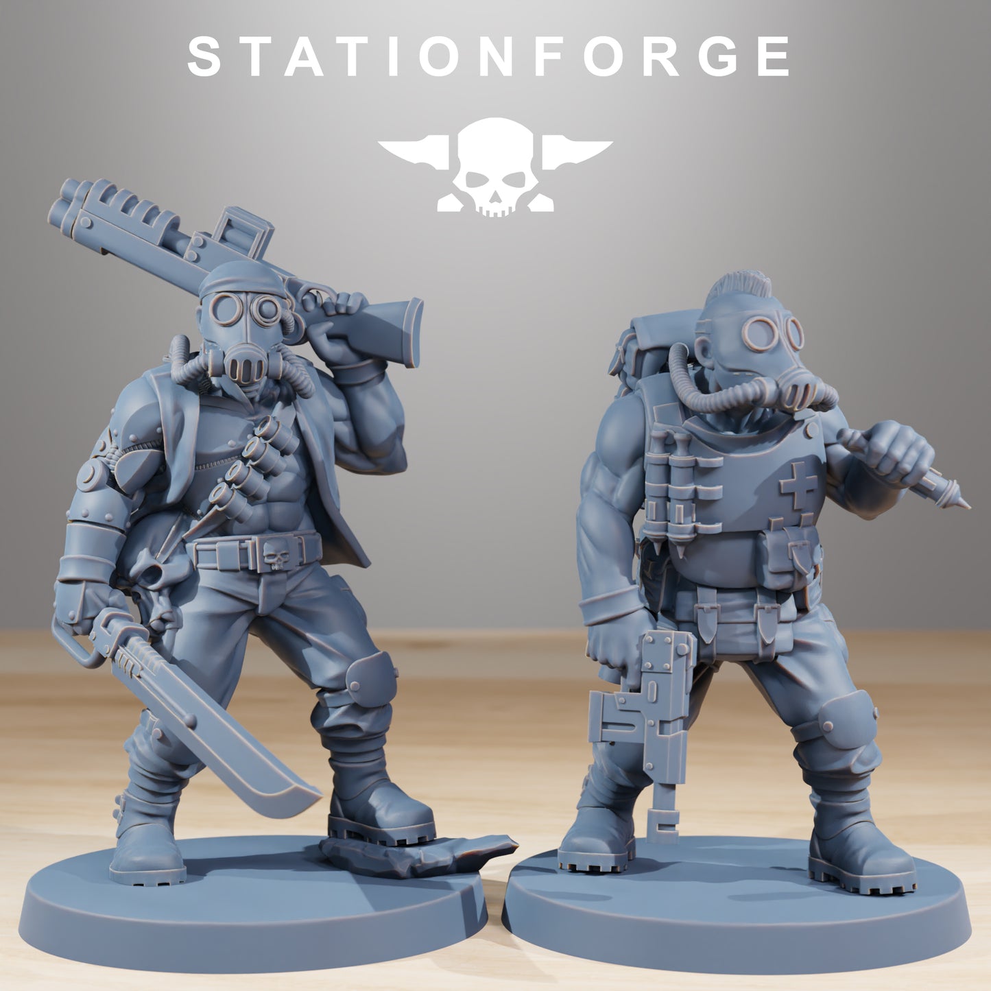 Produktfoto Tabletop 28mm The Printing Goes Ever On (TPGEO) 0: GrimGuard Hunters