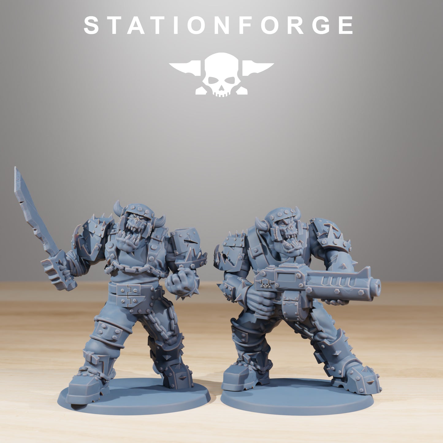Product photo Tabletop 28mm The Printing Goes Ever On (TPGEO) 0: Orkaz Berserkers
