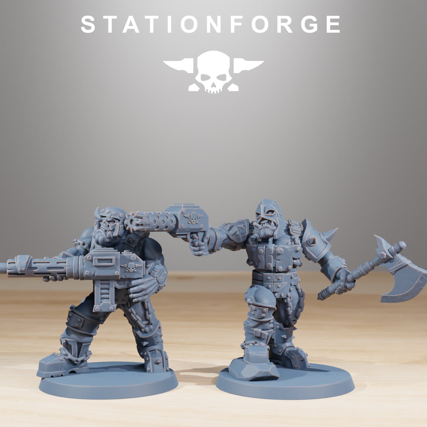 Product photo Tabletop 28mm The Printing Goes Ever On (TPGEO) 0: Orkaz Berserkers
