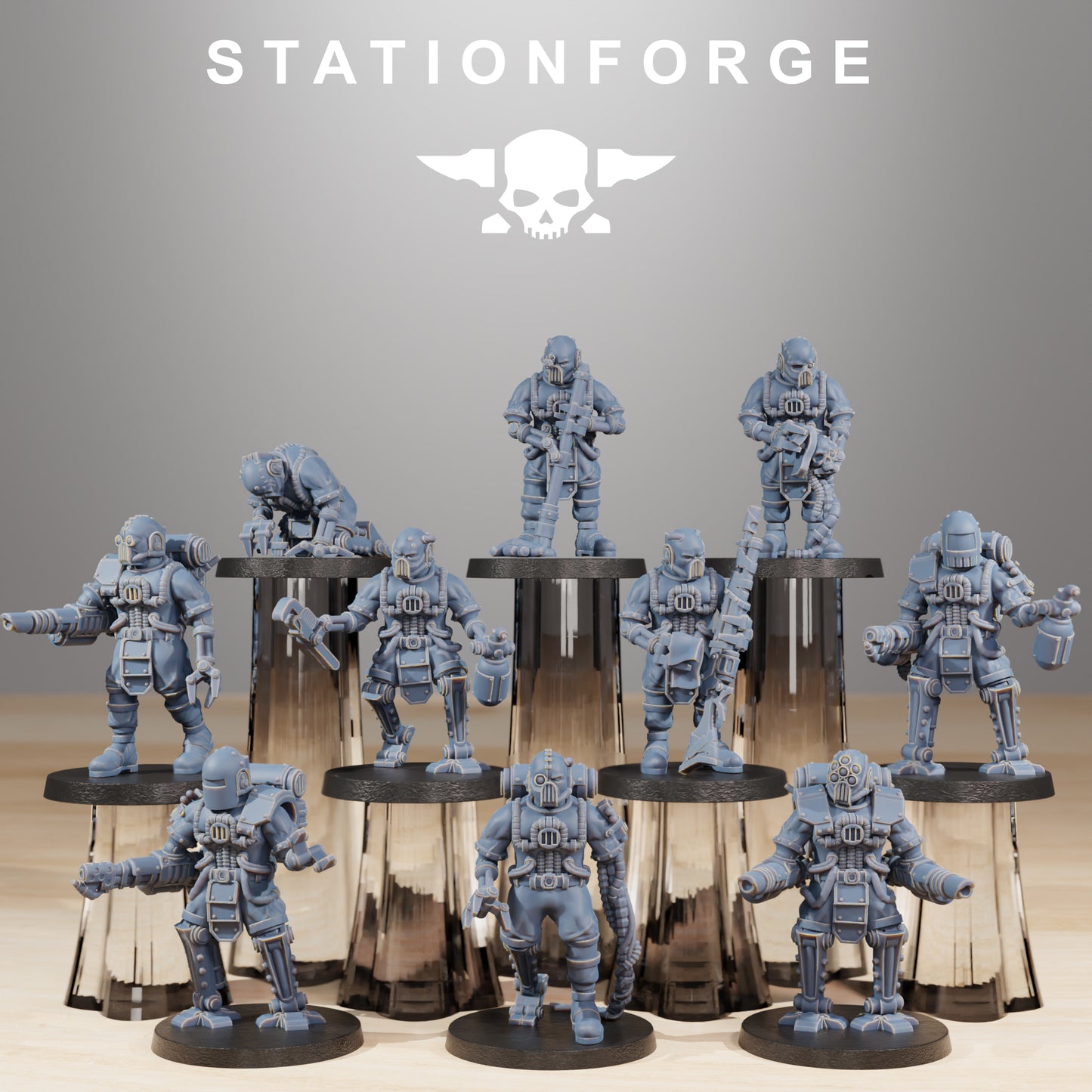 Produktfoto Tabletop 28mm The Printing Goes Ever On (TPGEO) 0: Scavenger Cyborgs