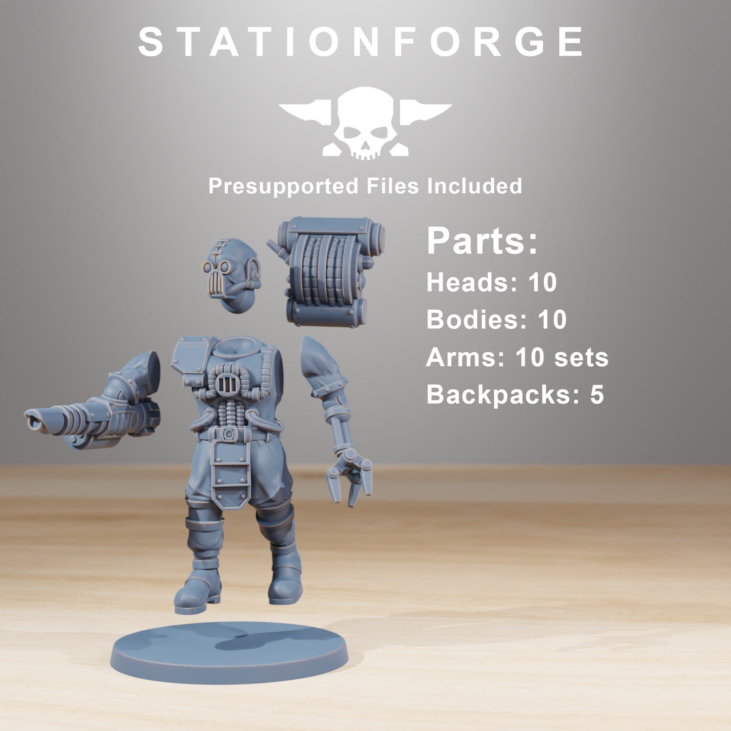 Produktfoto Tabletop 28mm The Printing Goes Ever On (TPGEO) 0: Scavenger Cyborgs