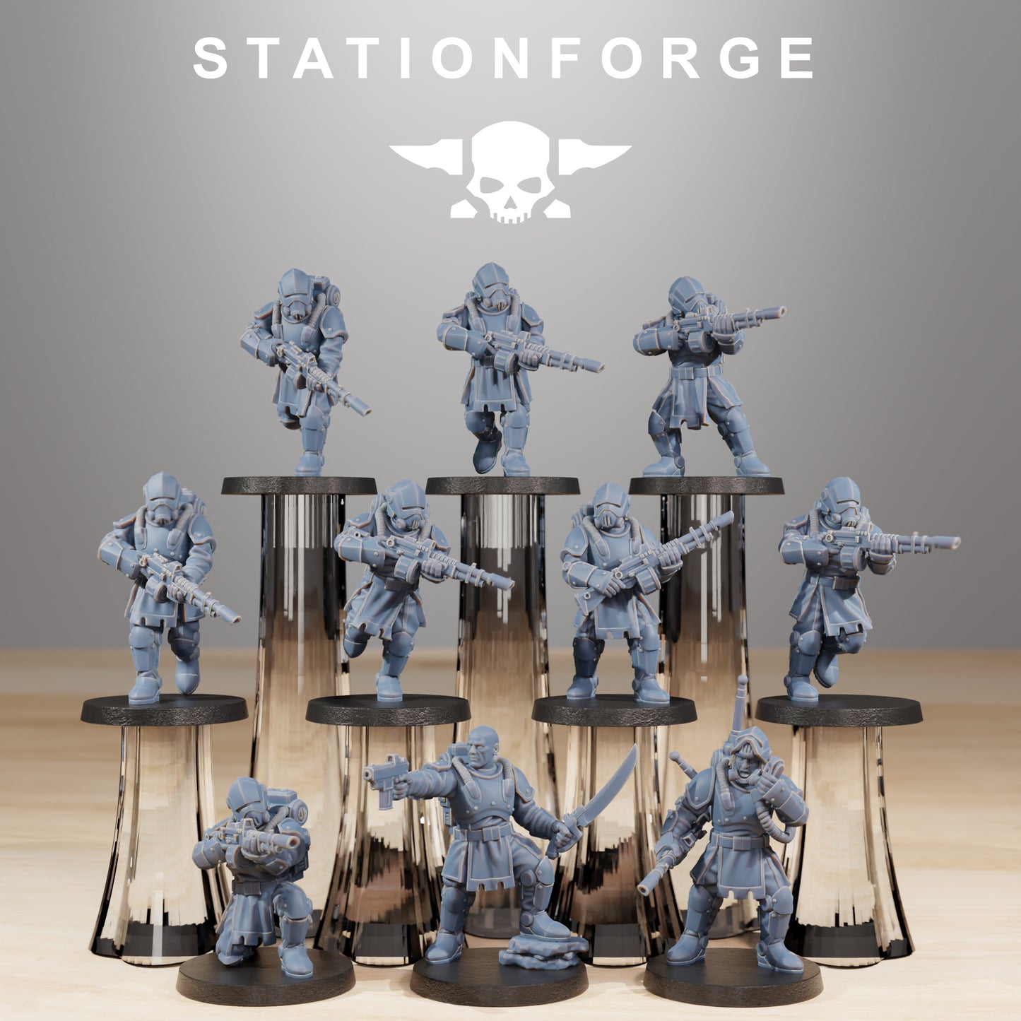 Product photo Tabletop 28mm The Printing Goes Ever On (TPGEO) 0: RoyalGuard Infantry