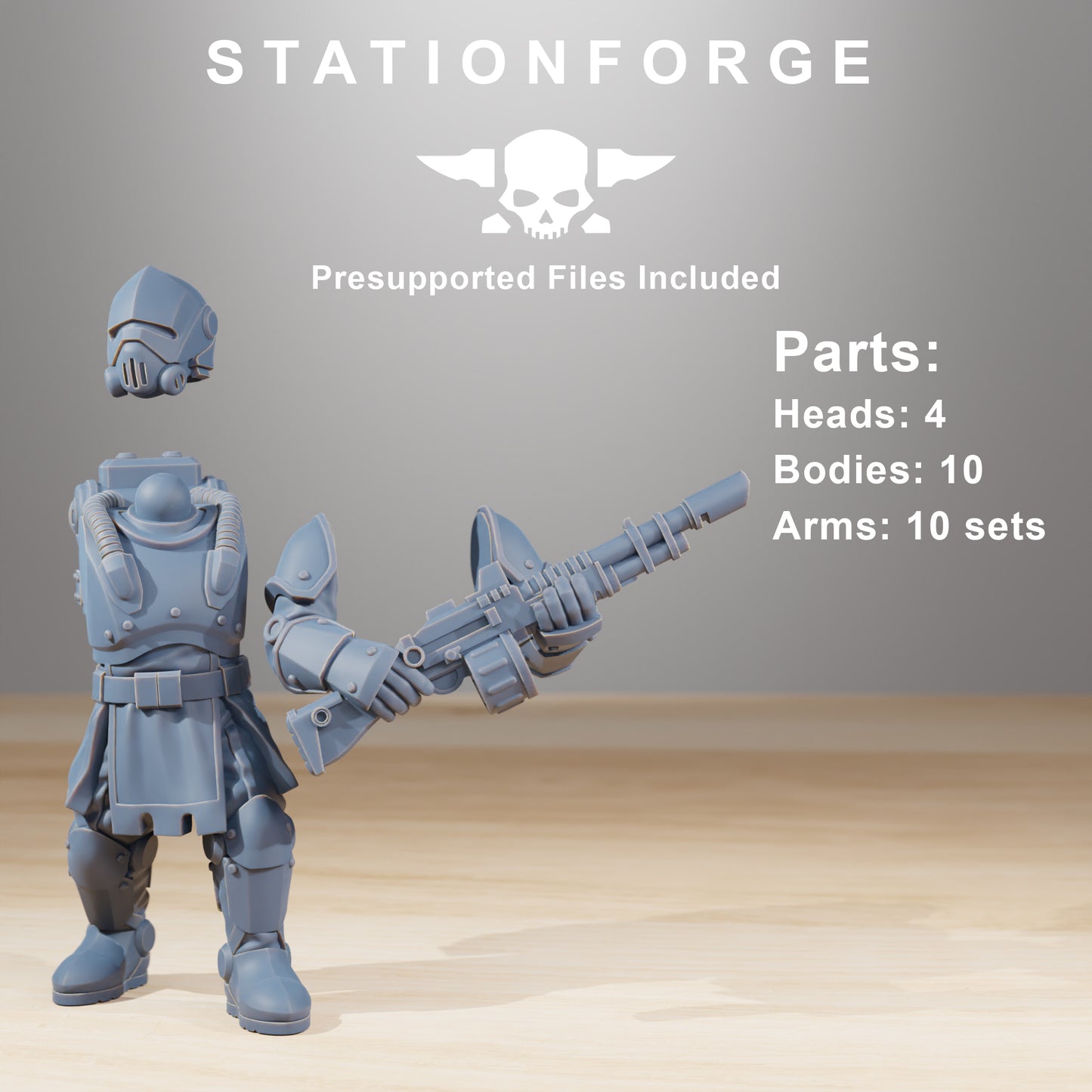 Product photo Tabletop 28mm The Printing Goes Ever On (TPGEO) 0: RoyalGuard Infantry