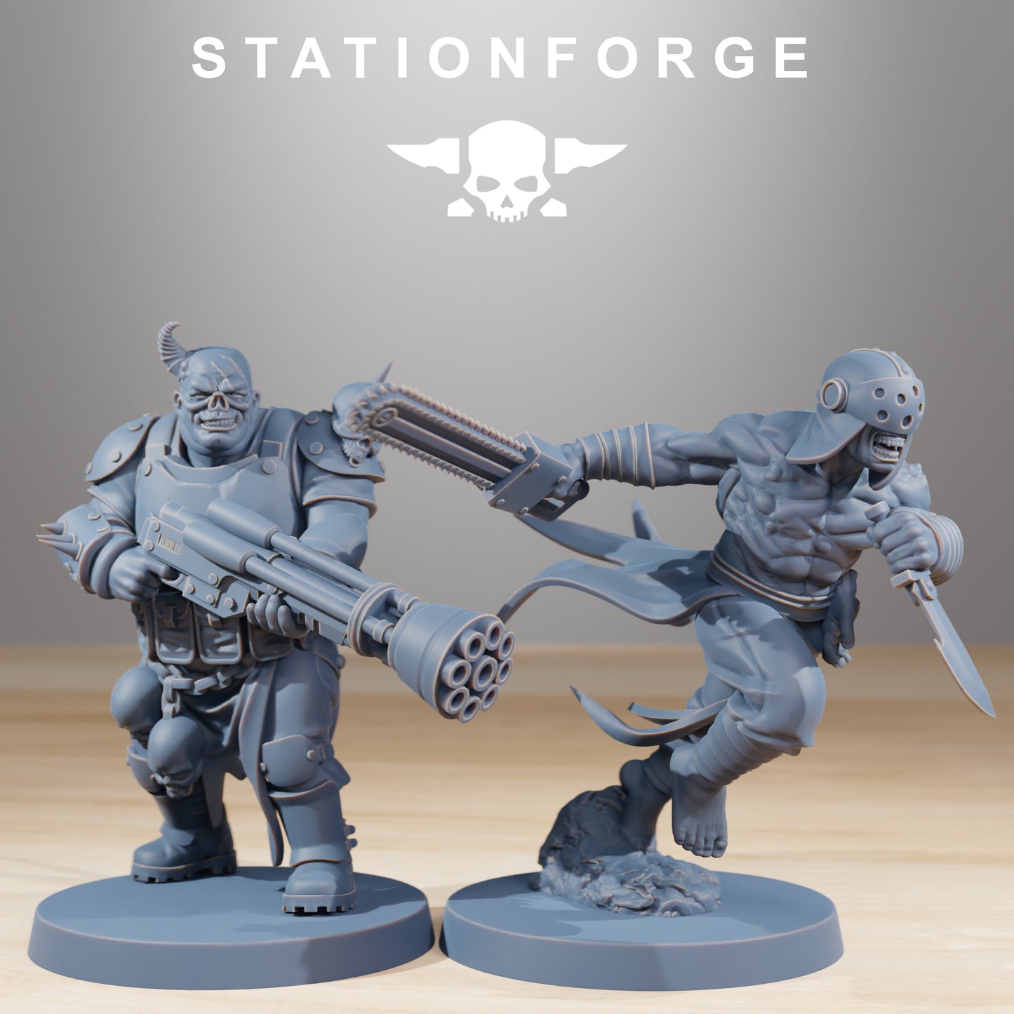 Product photo Tabletop 28mm The Printing Goes Ever On (TPGEO) 0: Corrupted Guard Nomads