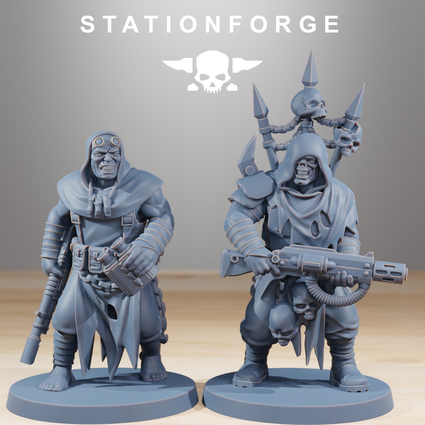 Product photo Tabletop 28mm The Printing Goes Ever On (TPGEO) 0: Corrupted Guard Nomads