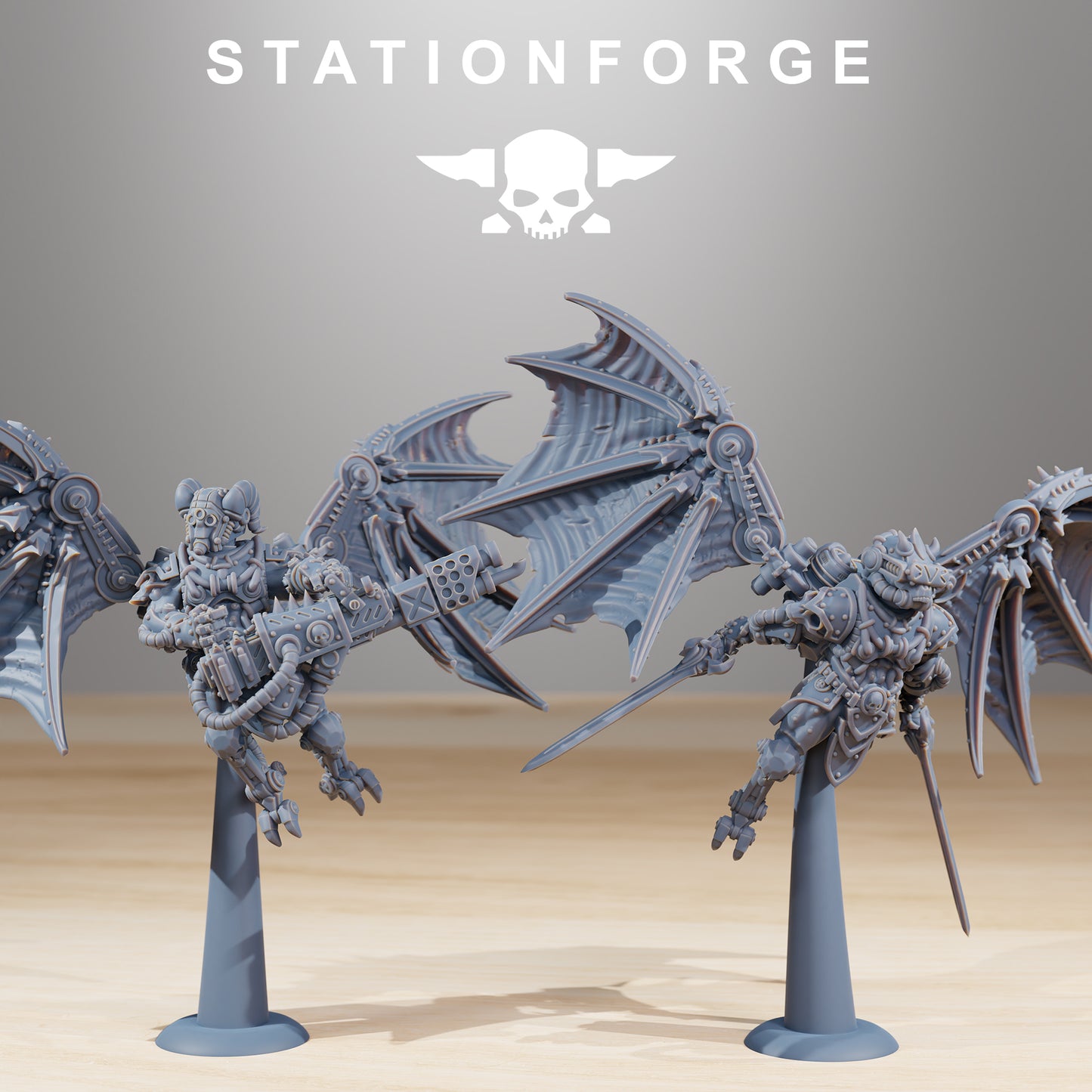 Product photo Tabletop 28mm The Printing Goes Ever On (TPGEO) 0: Pythonicus Flyers