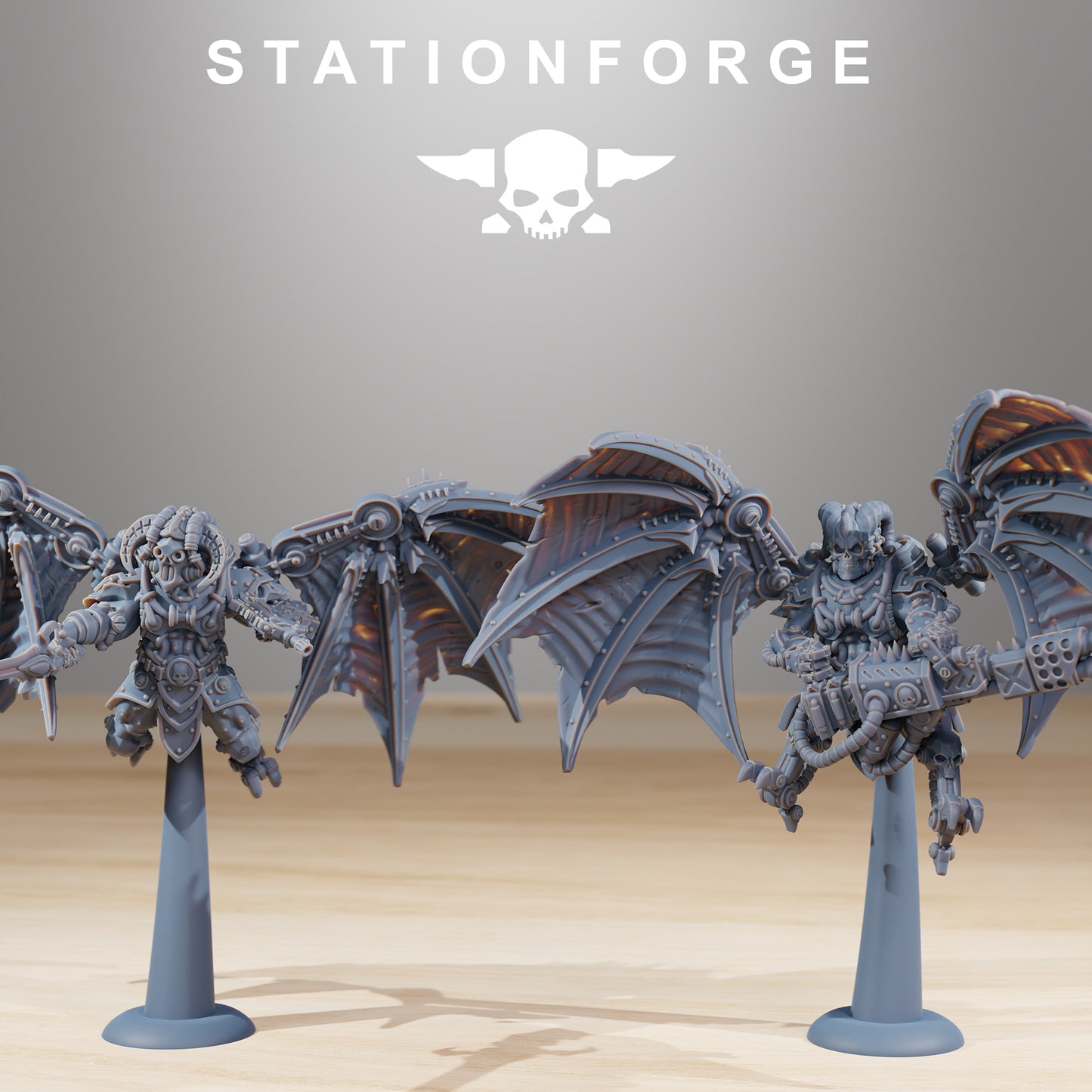 Product photo Tabletop 28mm The Printing Goes Ever On (TPGEO) 0: Pythonicus Flyers