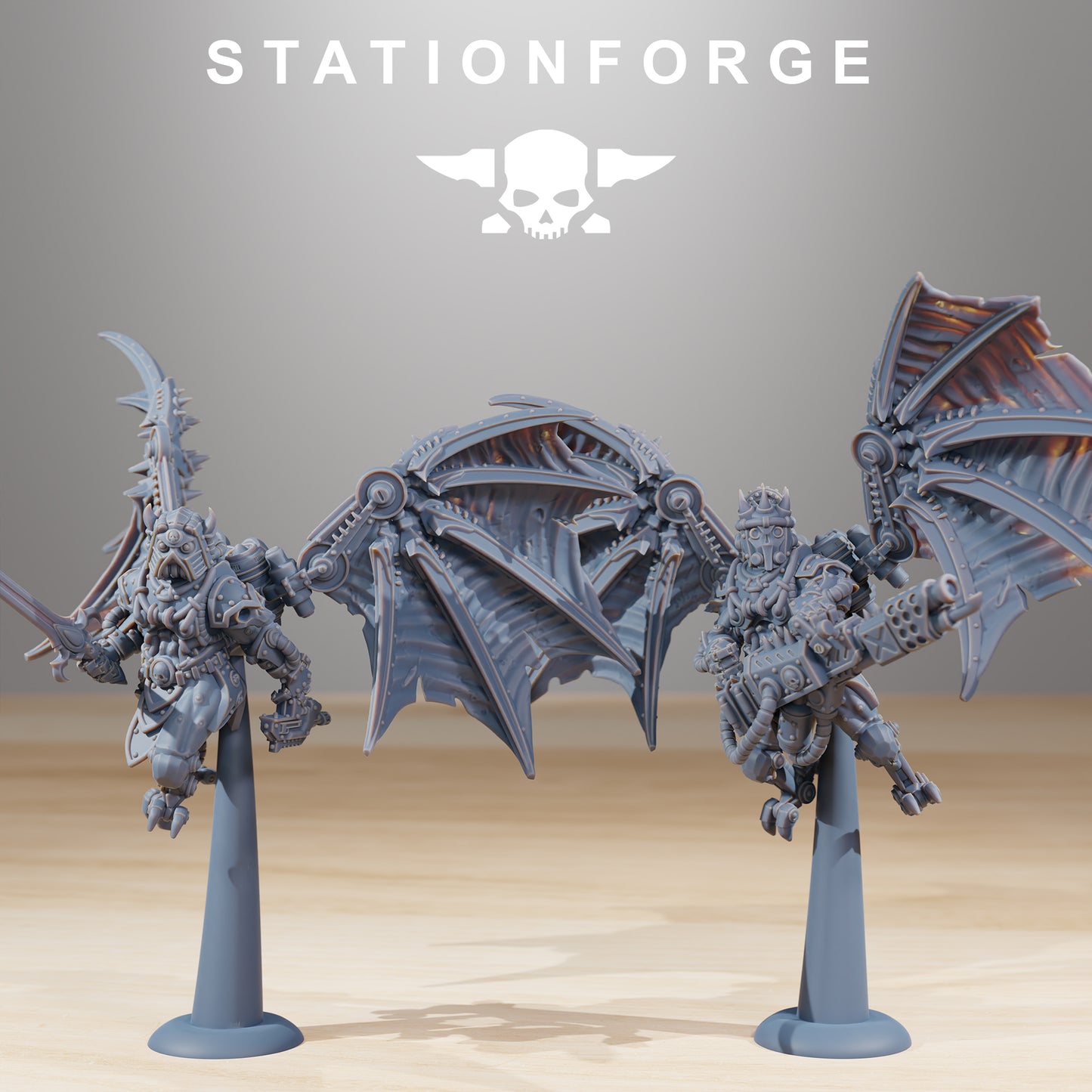 Product photo Tabletop 28mm The Printing Goes Ever On (TPGEO) 0: Pythonicus Flyers