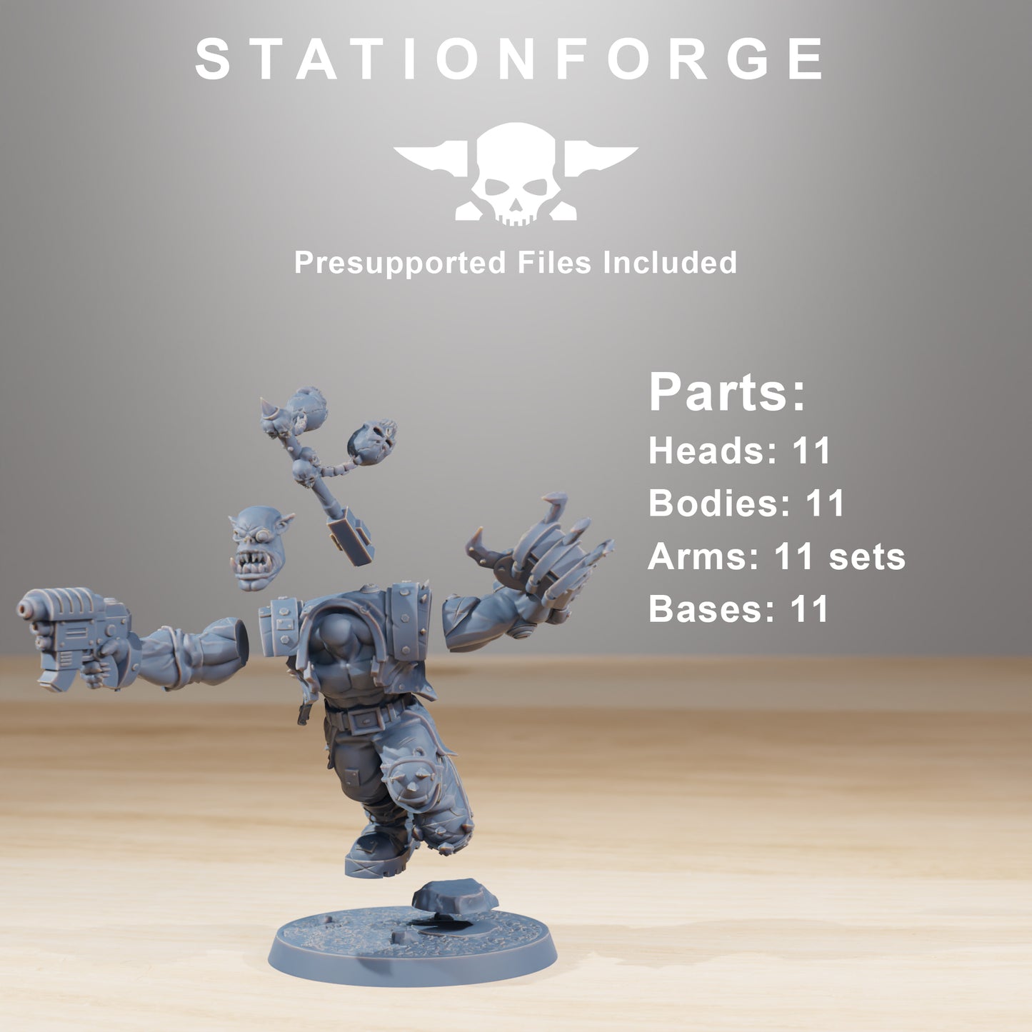 Produktfoto Tabletop 28mm The Printing Goes Ever On (TPGEO) 0: Orkaz Infantry