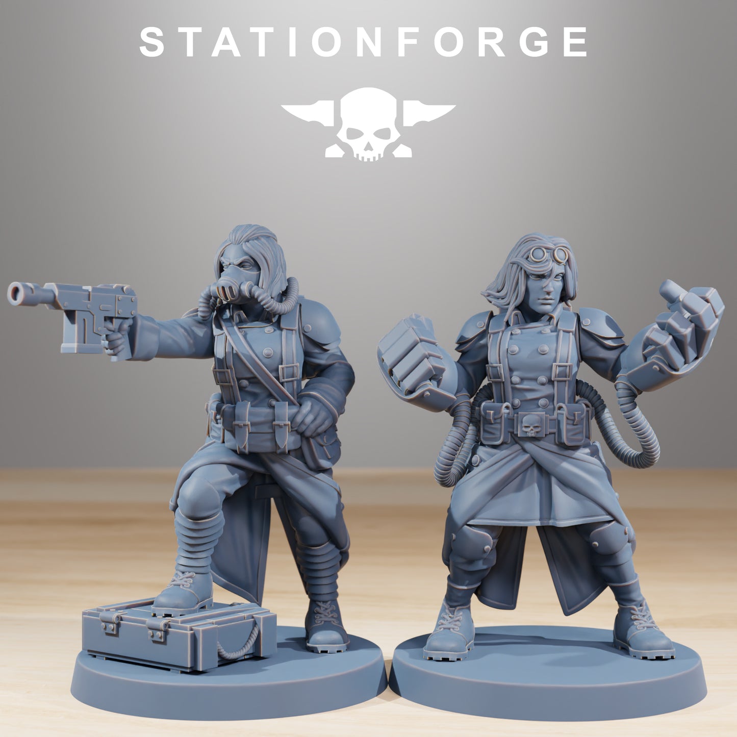 Product photo Tabletop 28mm The Printing Goes Ever On (TPGEO) 0: GrimGuard Sisters of War